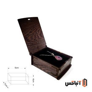 جعبه چوبی گردنبند کلاسیک کد 5015