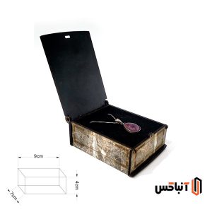 جعبه چوبی گردنبند کلاسیک کد 5018